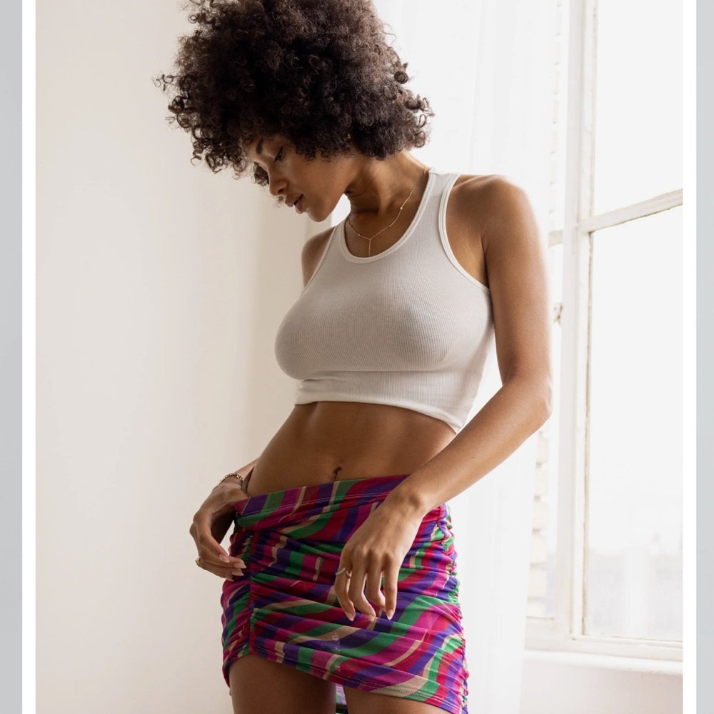 Resa Mini mesh skirt